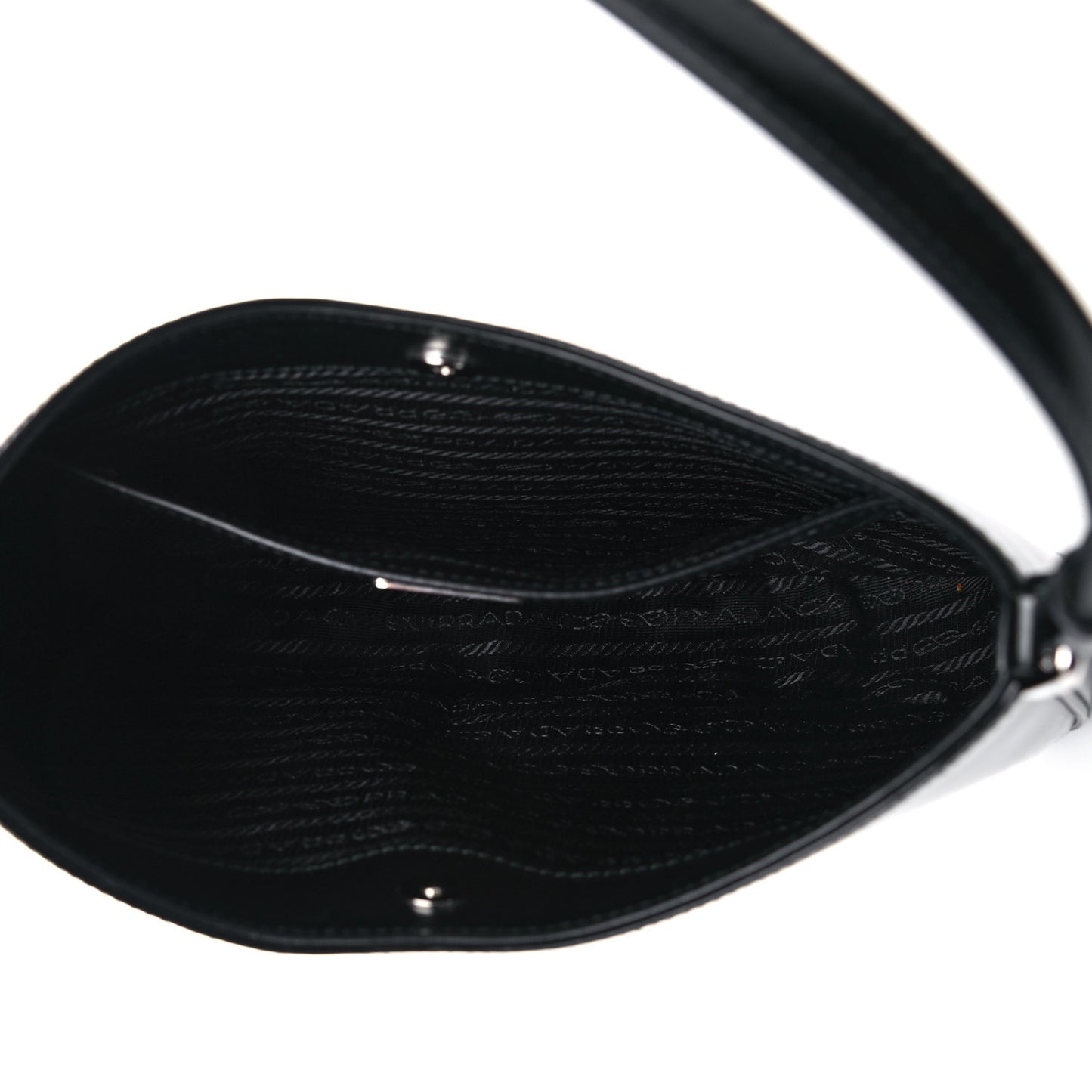 Spazzolato Cleo Shoulder Bag Black