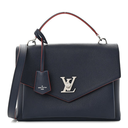 Louis Vuitton Soft Calfskin My Lockme Top Handle Marine Rouge 1 of 12