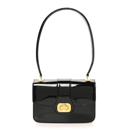Celine Patent Calfskin Teen Josephine Top Handle Bag Black 1 of 9