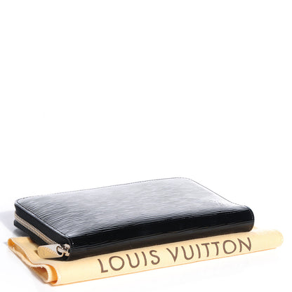 Louis Vuitton Epi Electric Zippy Organizer Wallet Black 4 of 8