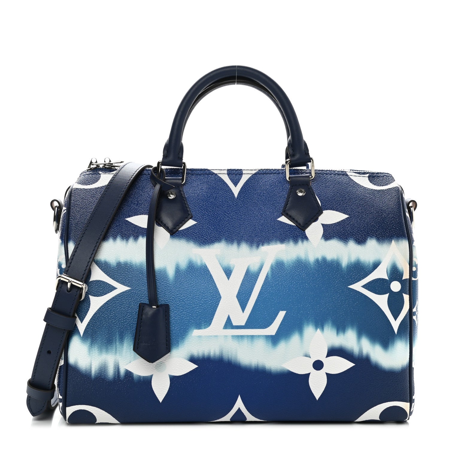 Louis Vuitton Monogram Escale Speedy Bandouliere 30 Blue 1 of 12