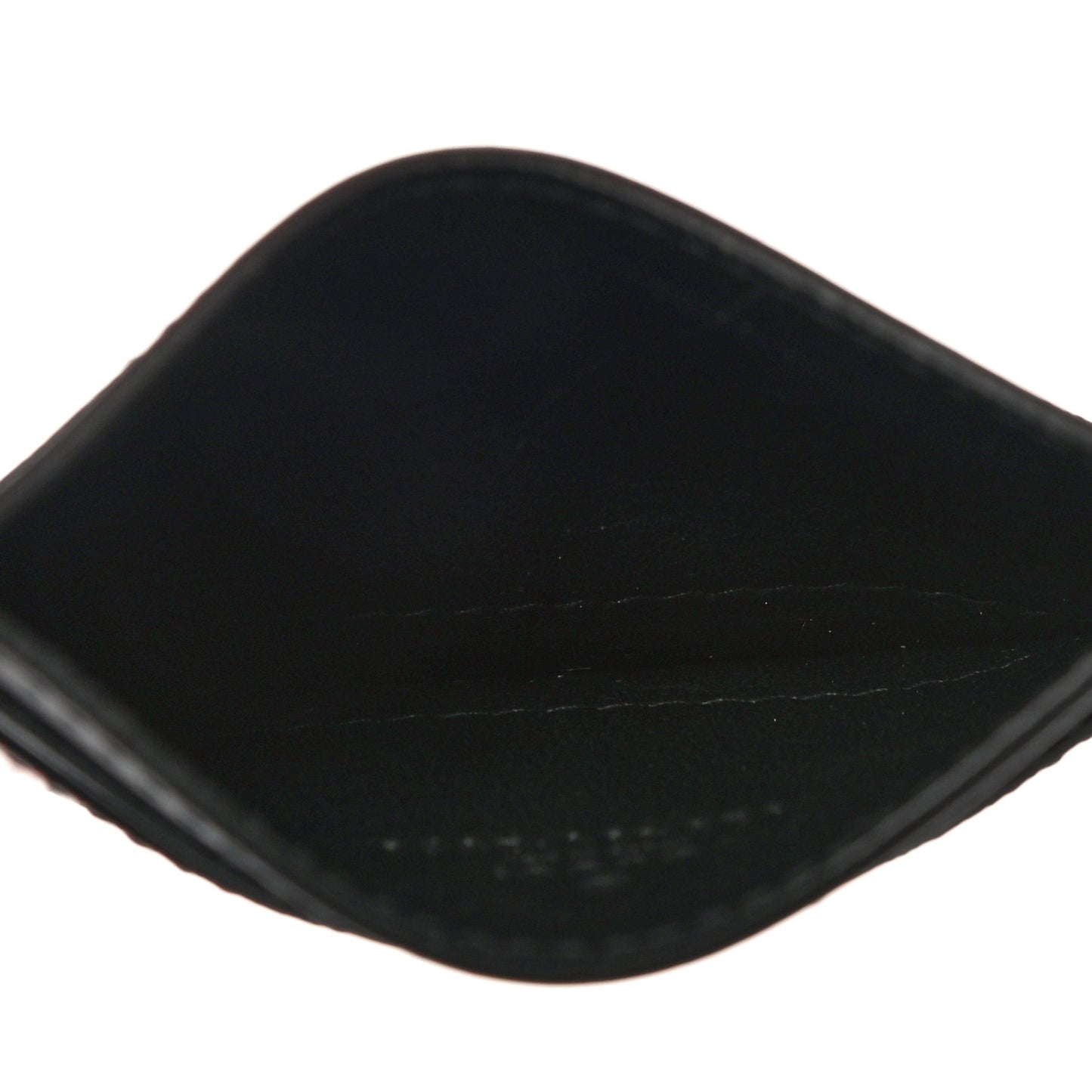 Canvas Moon Calfskin G Supreme Space Print Card Holder Black Red Blue