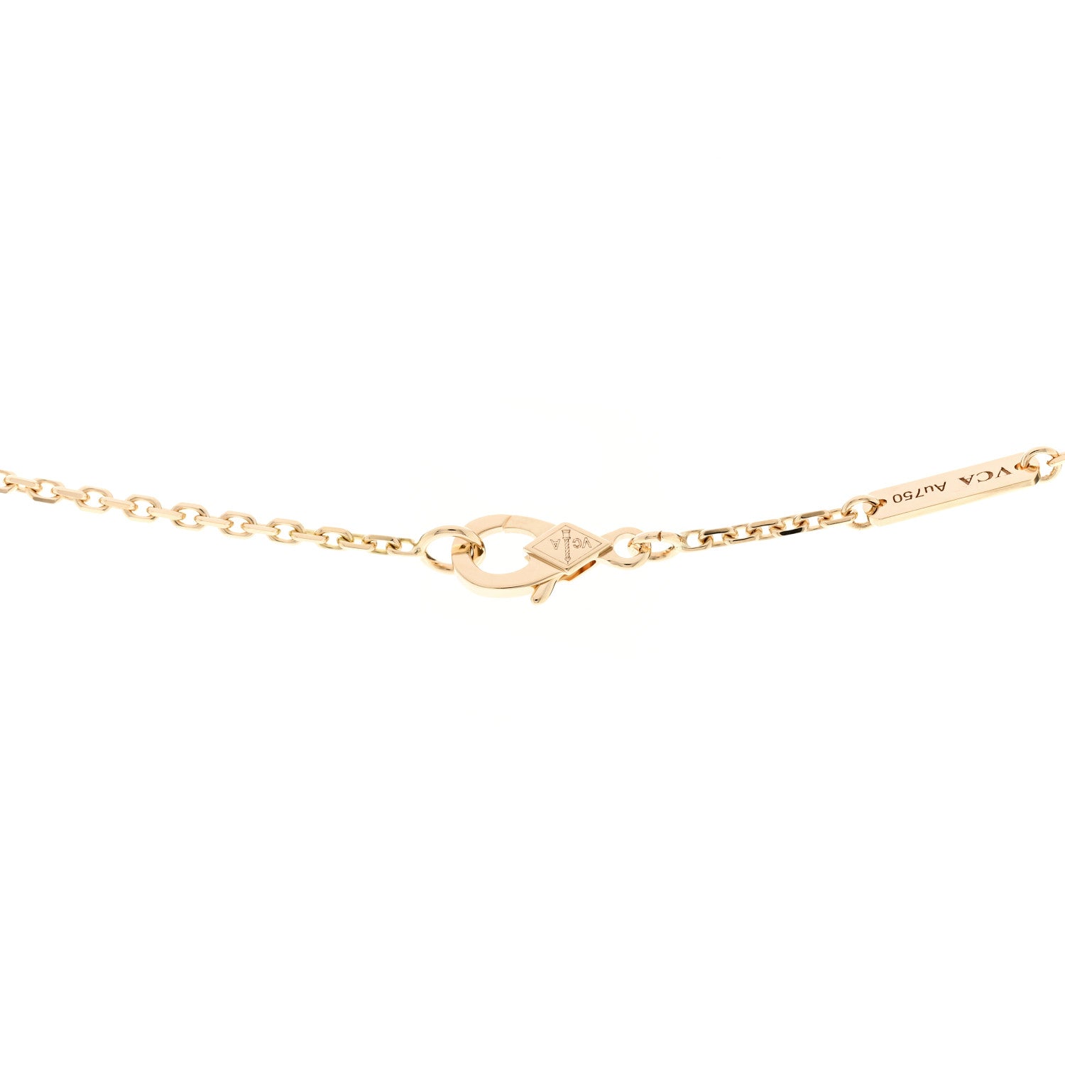 Van Cleef & Arpels 18K Yellow Gold Diamond Two Butterfly Pendant Necklace 5 of 8