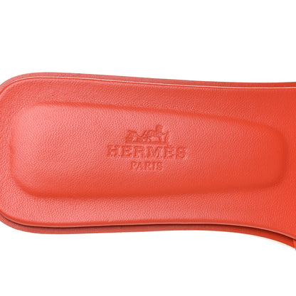 Hermes Epsom Oran Sandals 38 Orange Poppy 7 of 11