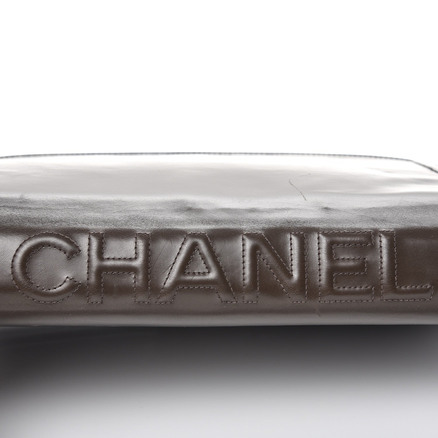 Chanel Glazed Calfskin Large Boy Flap Brown 12 of 12