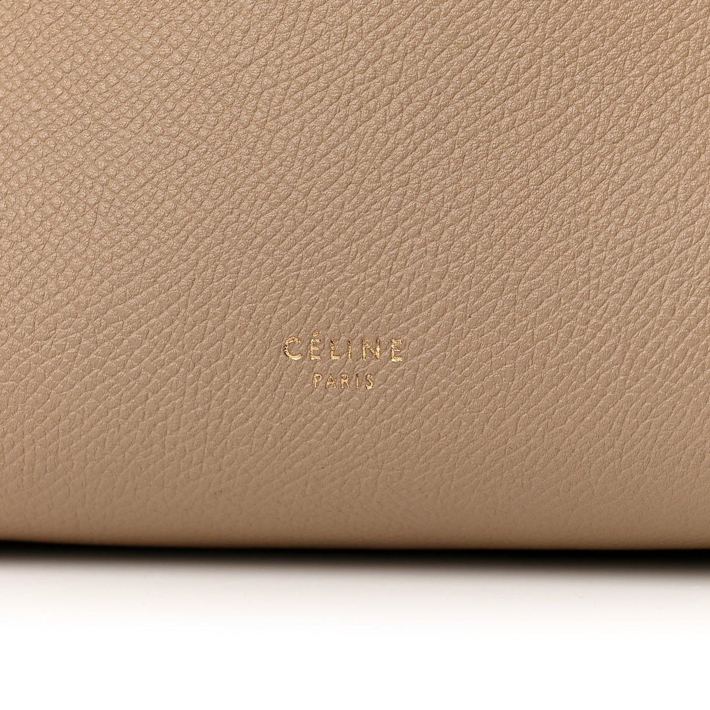 Grained Calfskin Mini Belt Bag Light Taupe