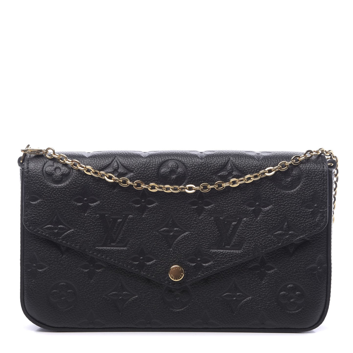 Empreinte Pochette Felicie Chain Wallet Black