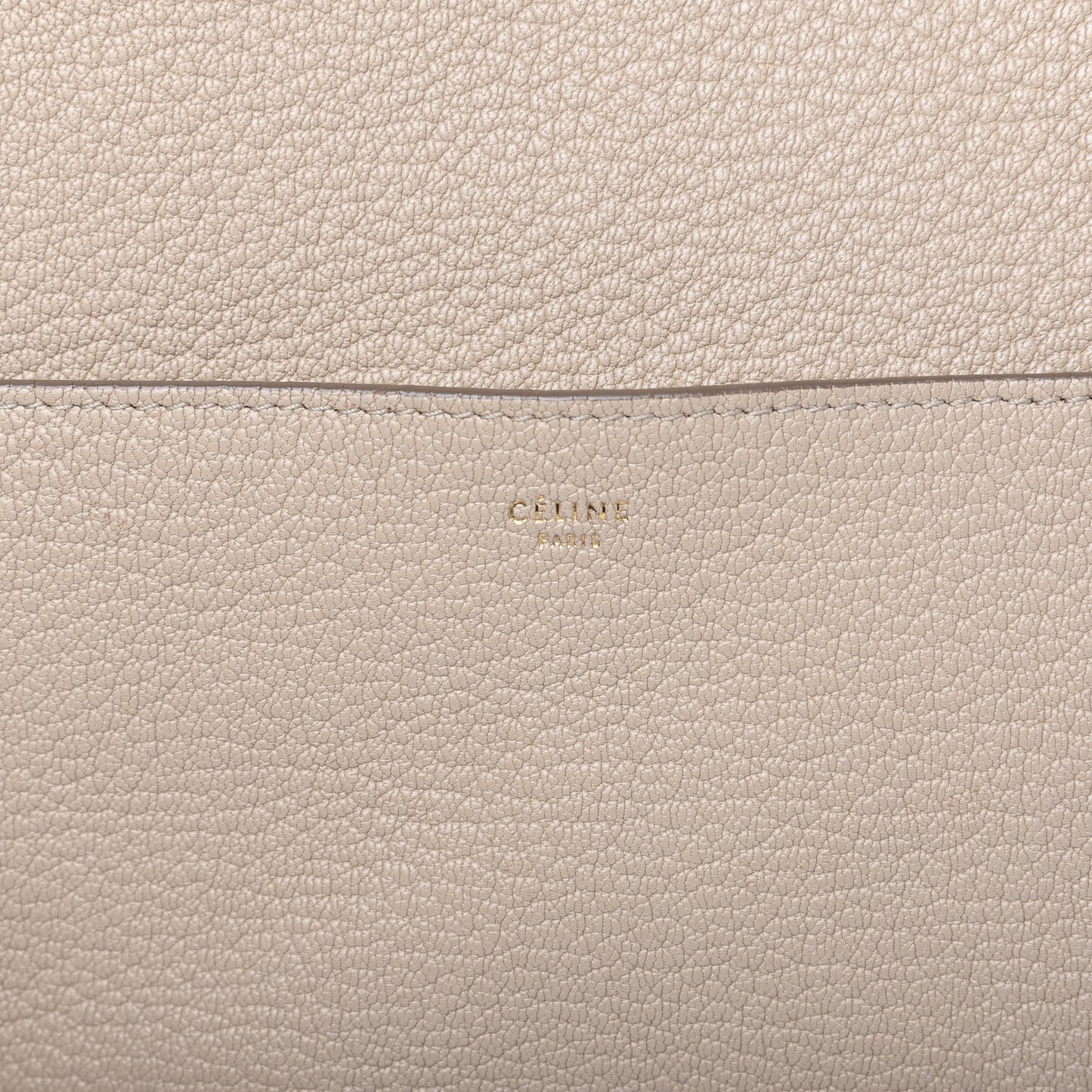 Soft Grained Calfskin Sangle Bucket Bag Dune