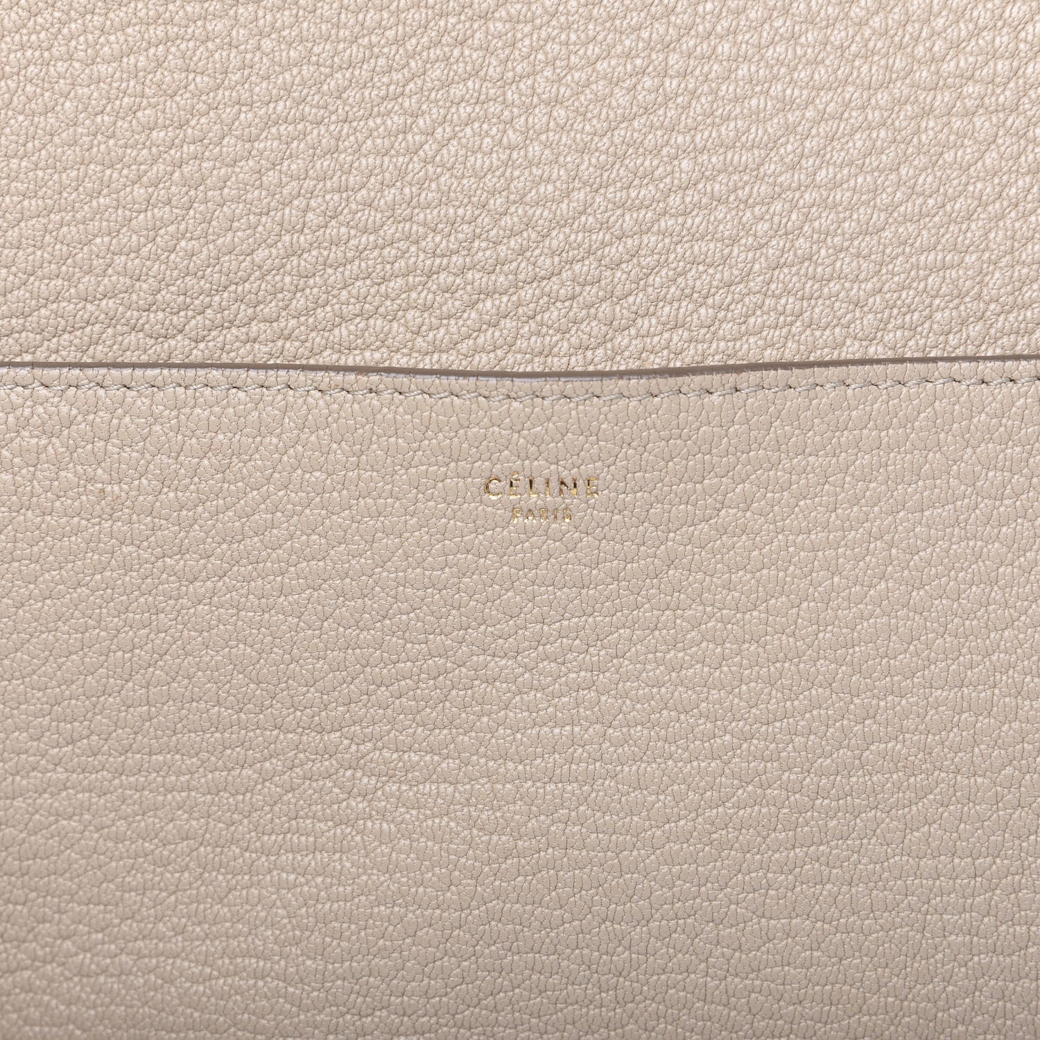 Celine Soft Grained Calfskin Sangle Bucket Bag Dune 8 of 17