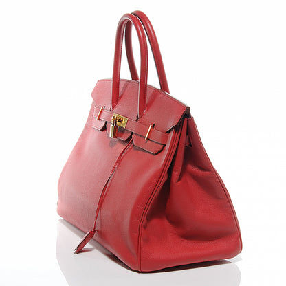 Hermes Epsom Birkin 35 Rouge 5 of 8
