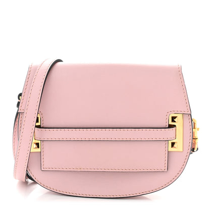 Valentino Garavani Calfskin Small My Rockstud Saddle Bag Rose Quartz 1 of 11
