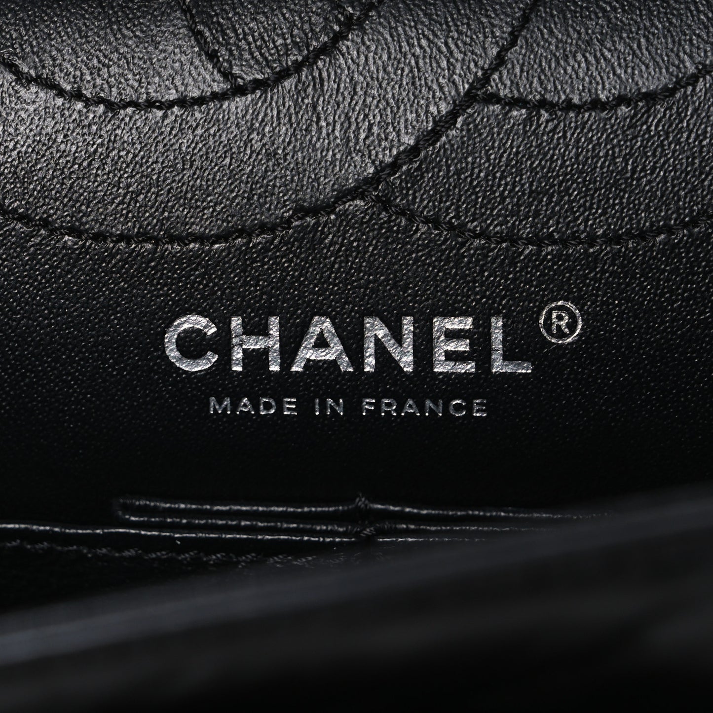 Sheepskin Chevron Quilted 2.55 Reissue 225 Double Flap So Black