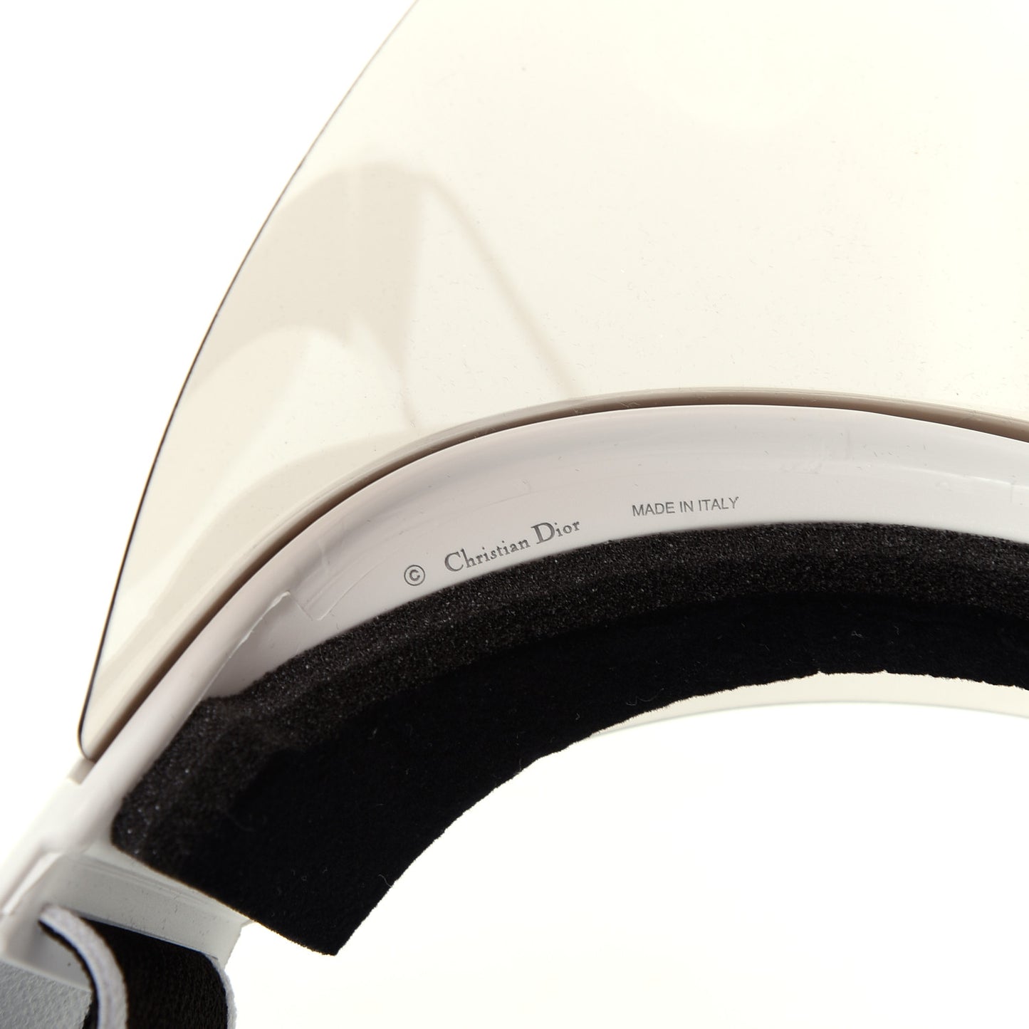 Mirrored DiorClub1 Sun Visor Black