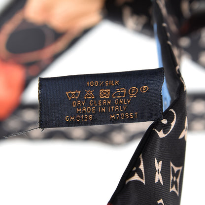 Louis Vuitton Silk Monogram Tribute To Noe BB Bandeau Black 5 of 5
