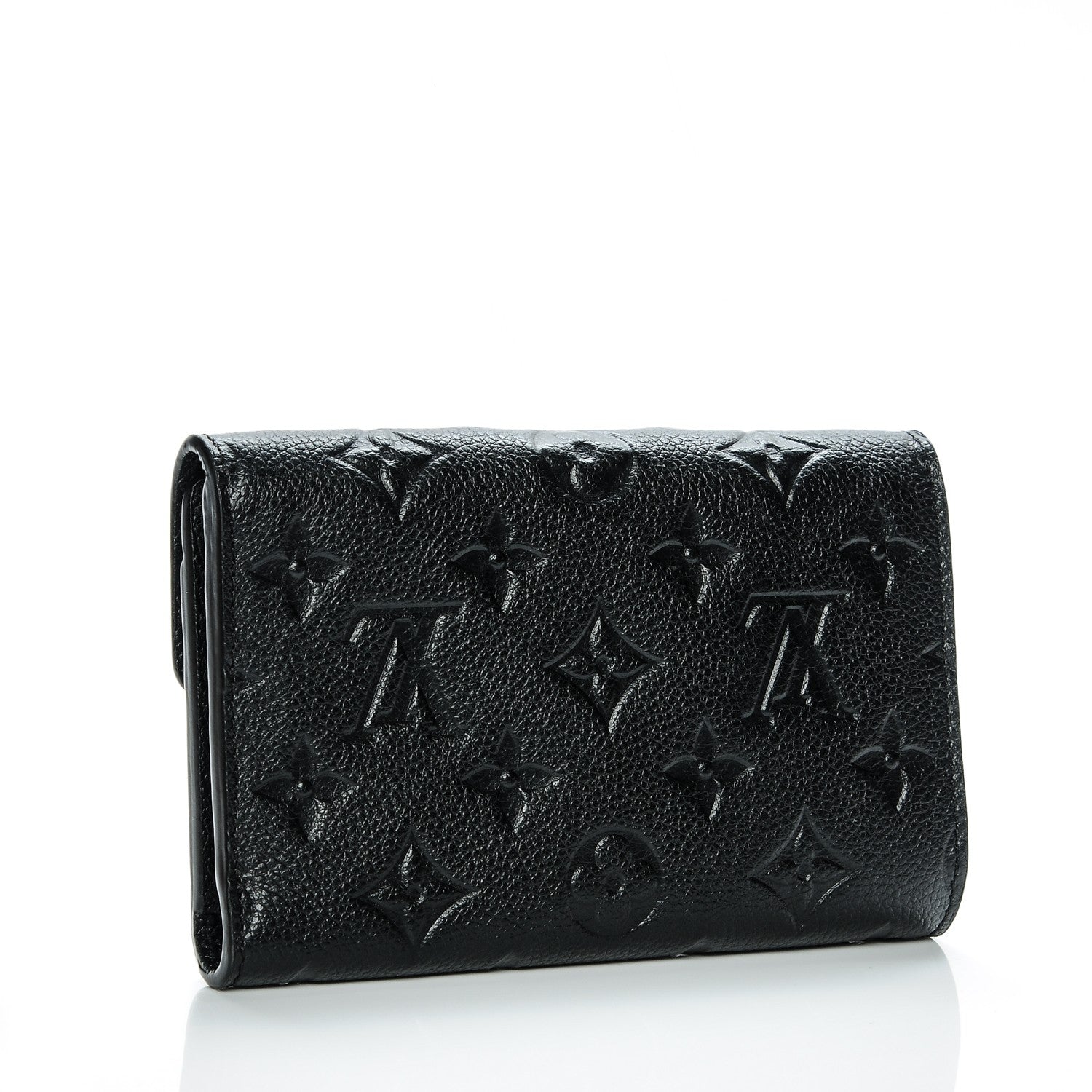 Louis Vuitton Empreinte Compact Curieuse Wallet Black 3 of 6