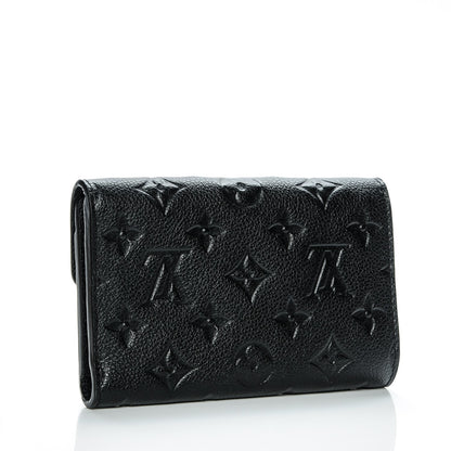 Louis Vuitton Empreinte Compact Curieuse Wallet Black 3 of 6