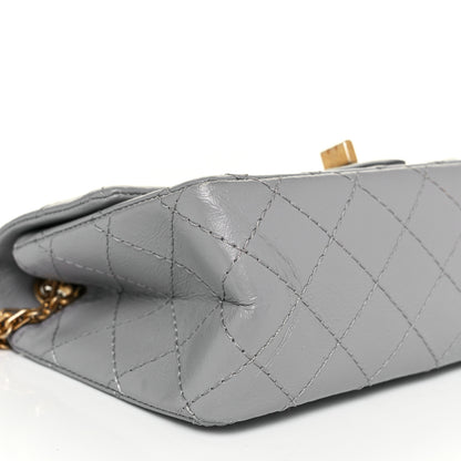 Chanel Aged Calfskin Quilted 2.55 Reissue Mini Flap Grey 7 of 9