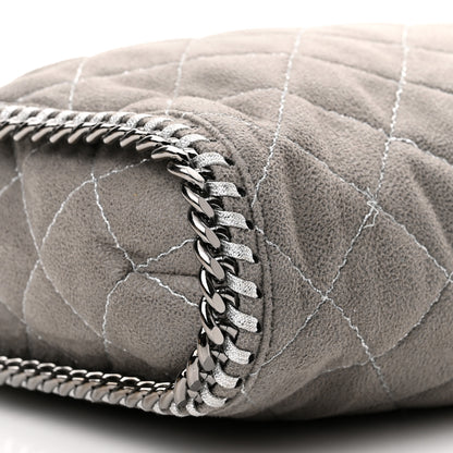 Stella McCartney Shaggy Deer Quilted Small Falabella Tote Light Grey 8 of 9