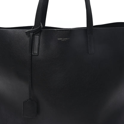 Saint Laurent Calfskin Large Shopping Tote Black 8 of 12