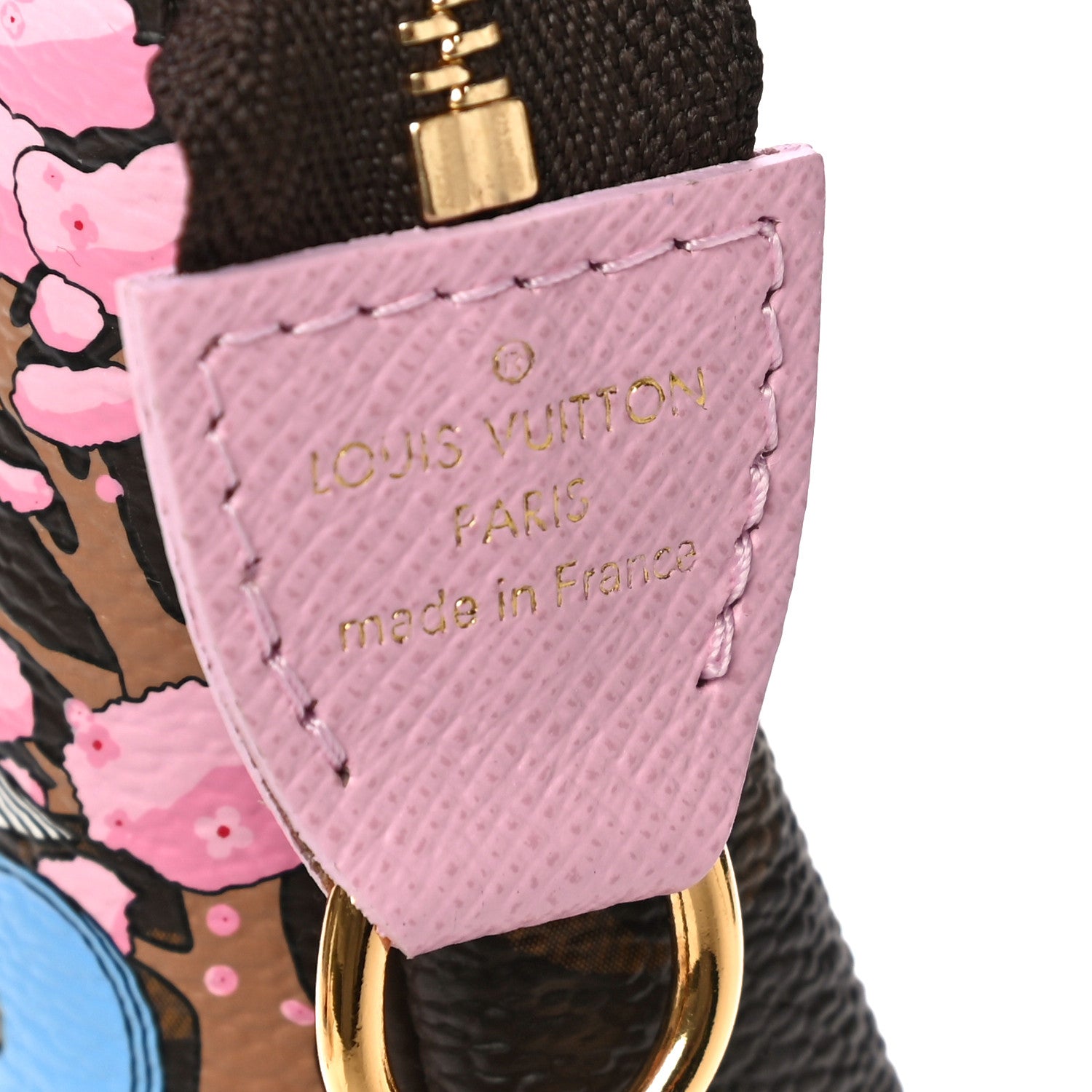 Louis Vuitton Monogram 2021 Christmas Animation Japanese Garden Mini Pochette Accessories Wisteria Pink 6 of 11