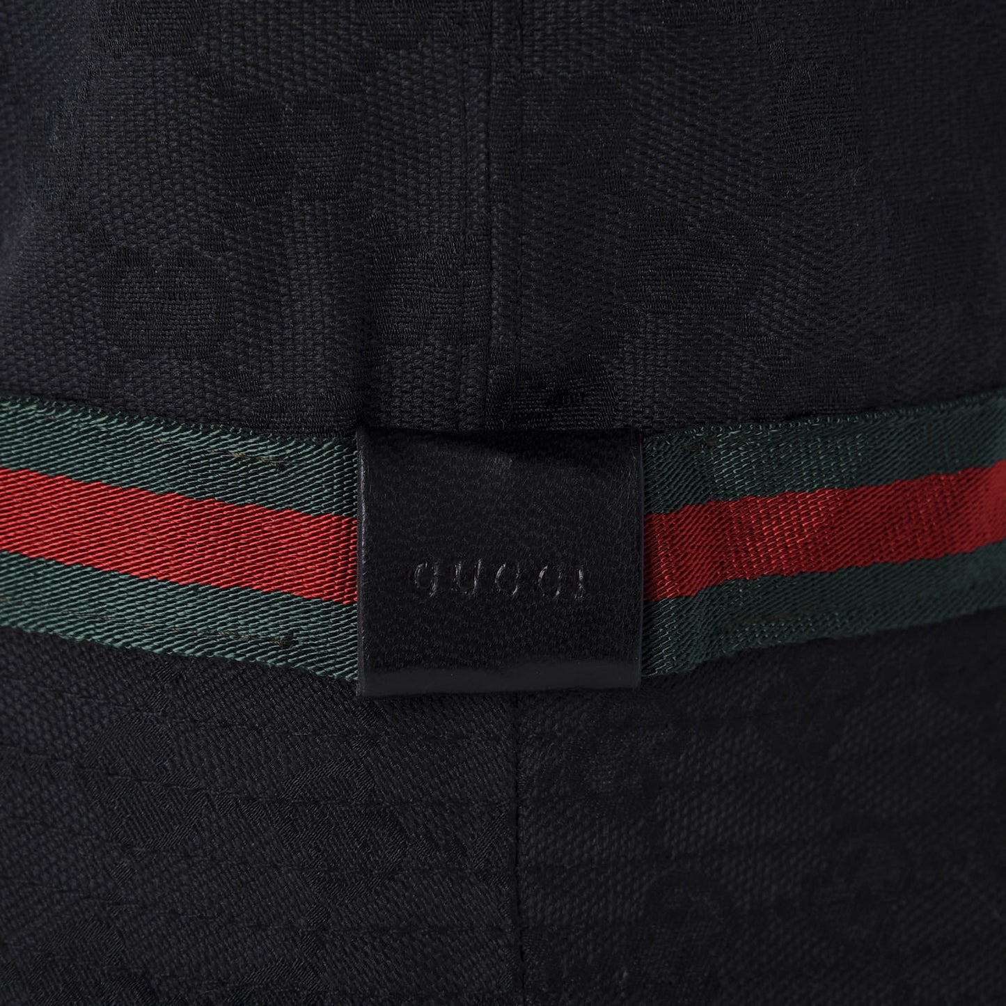 Monogram Web Bucket Hat M Black