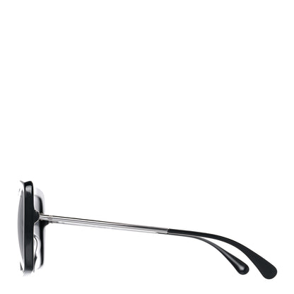 Chanel Polarized Sunglasses 5401 Black 2 of 8