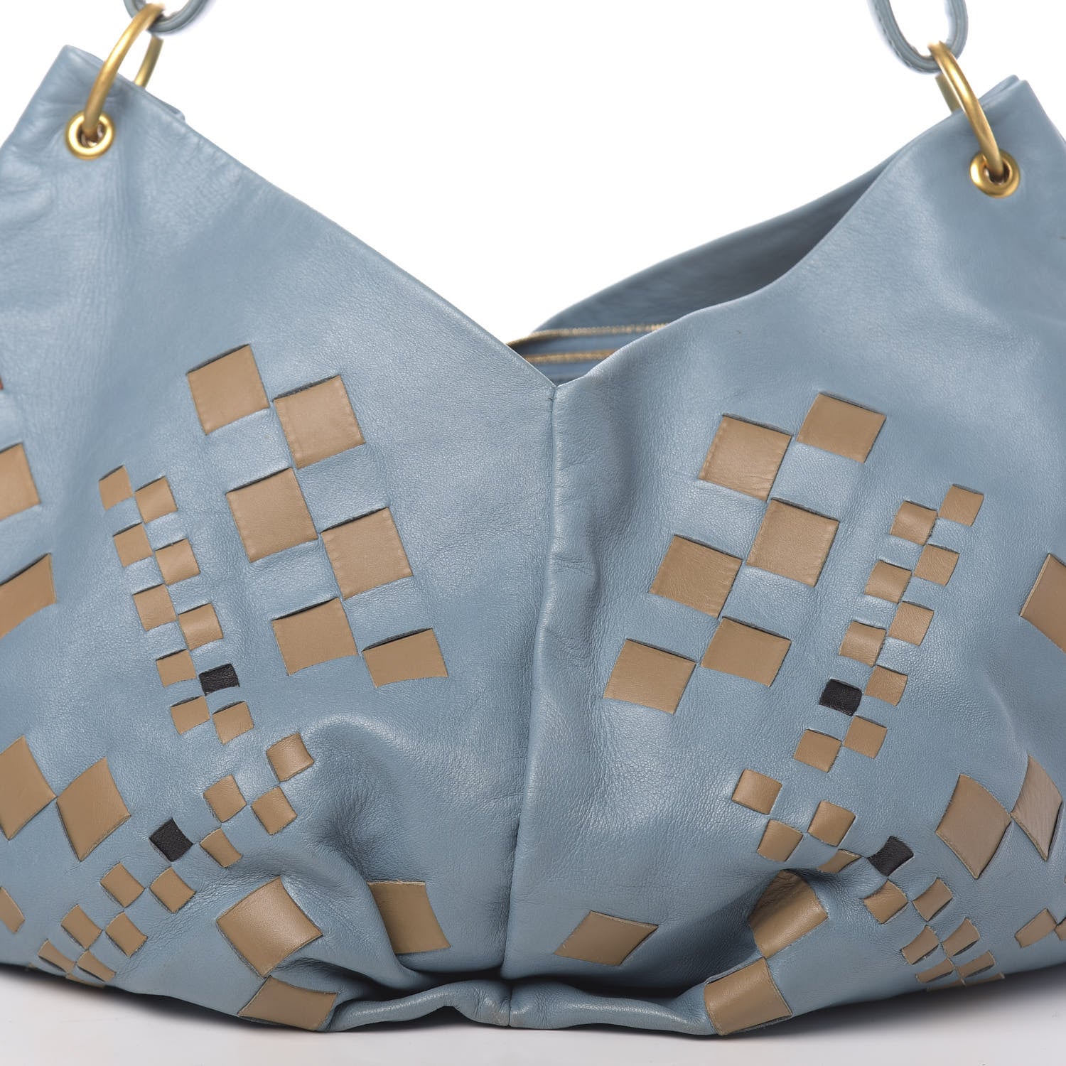 Bottega Veneta Nappa Intrecciato Aquilone Fortune Cookie Hobo Blue 8 of 12