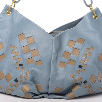 Bottega Veneta Nappa Intrecciato Aquilone Fortune Cookie Hobo Blue 8 of 12