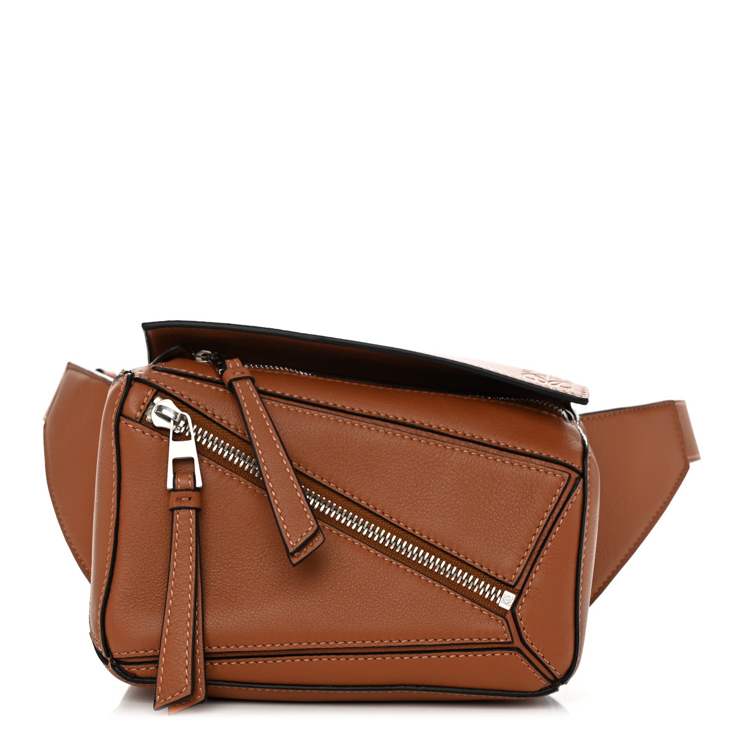 Loewe Calfskin Mini Puzzle Bumbag Tan 1 of 10