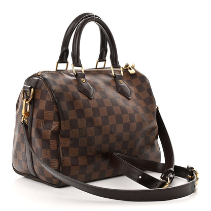 Louis Vuitton Damier Ebene Speedy Bandouliere 25 3 of 13