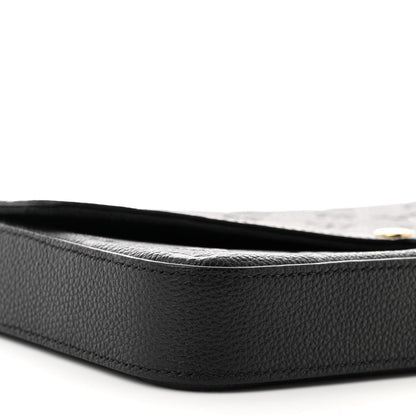 Louis Vuitton Empreinte Pochette Felicie Chain Wallet Black 8 of 9