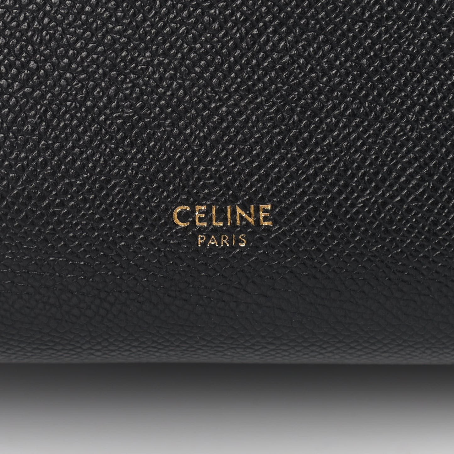 Grained Calfskin Mini Belt Bag Black