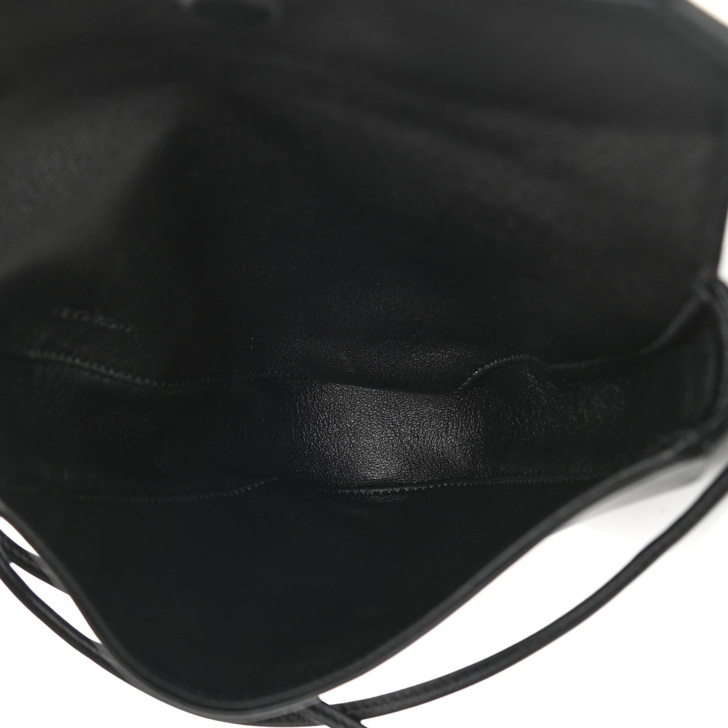 Celine Smooth Calfskin Triangle Crossbody Bag Black 5 of 11