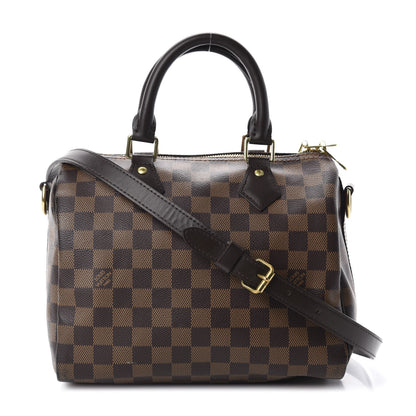 Louis Vuitton Damier Ebene Speedy Bandouliere 25 1 of 11