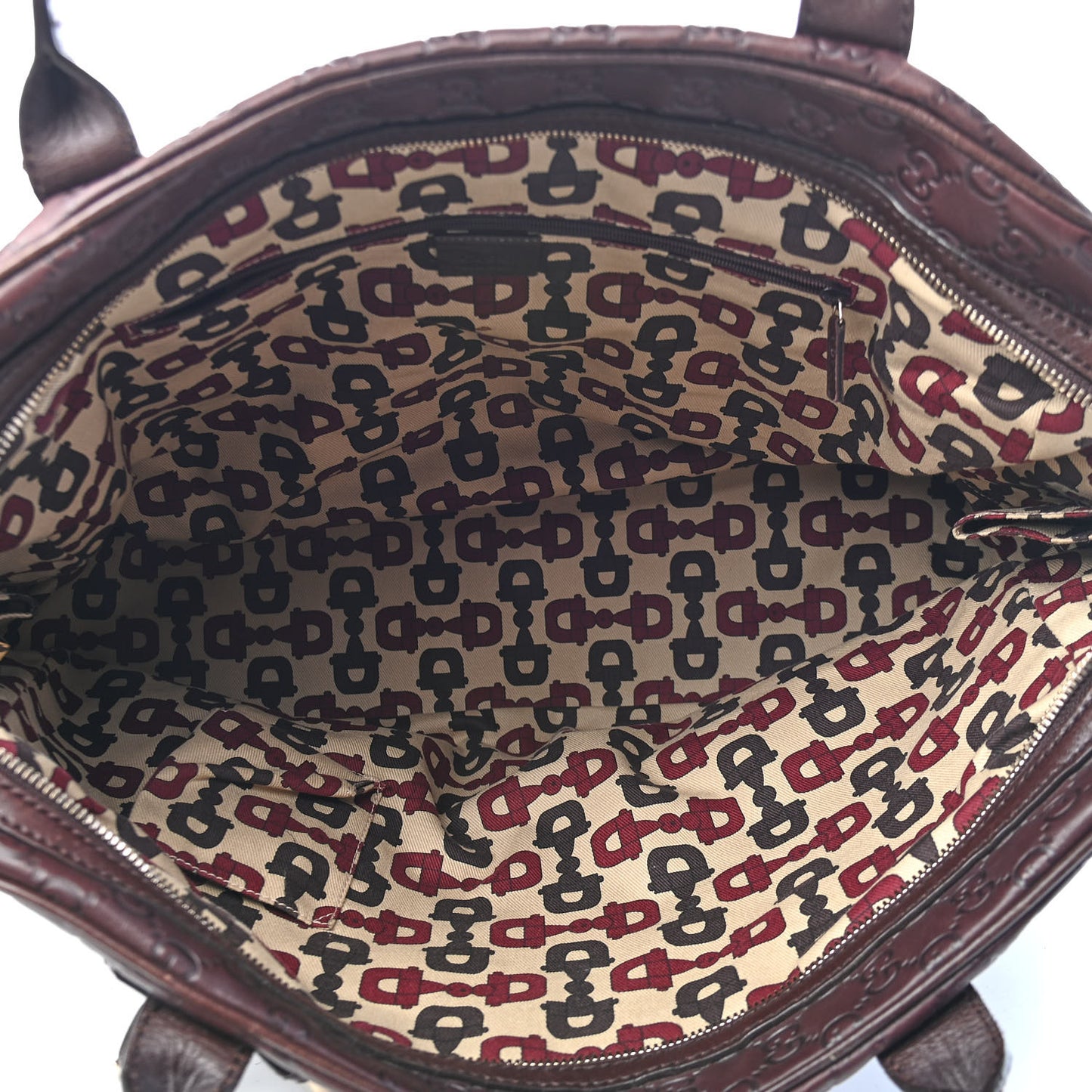 Guccissima Large Princy Tote Brown