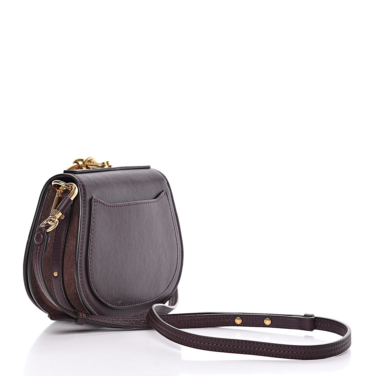 Chloe Calfskin Small Nile Bracelet Bag Intense Violine 3 of 10