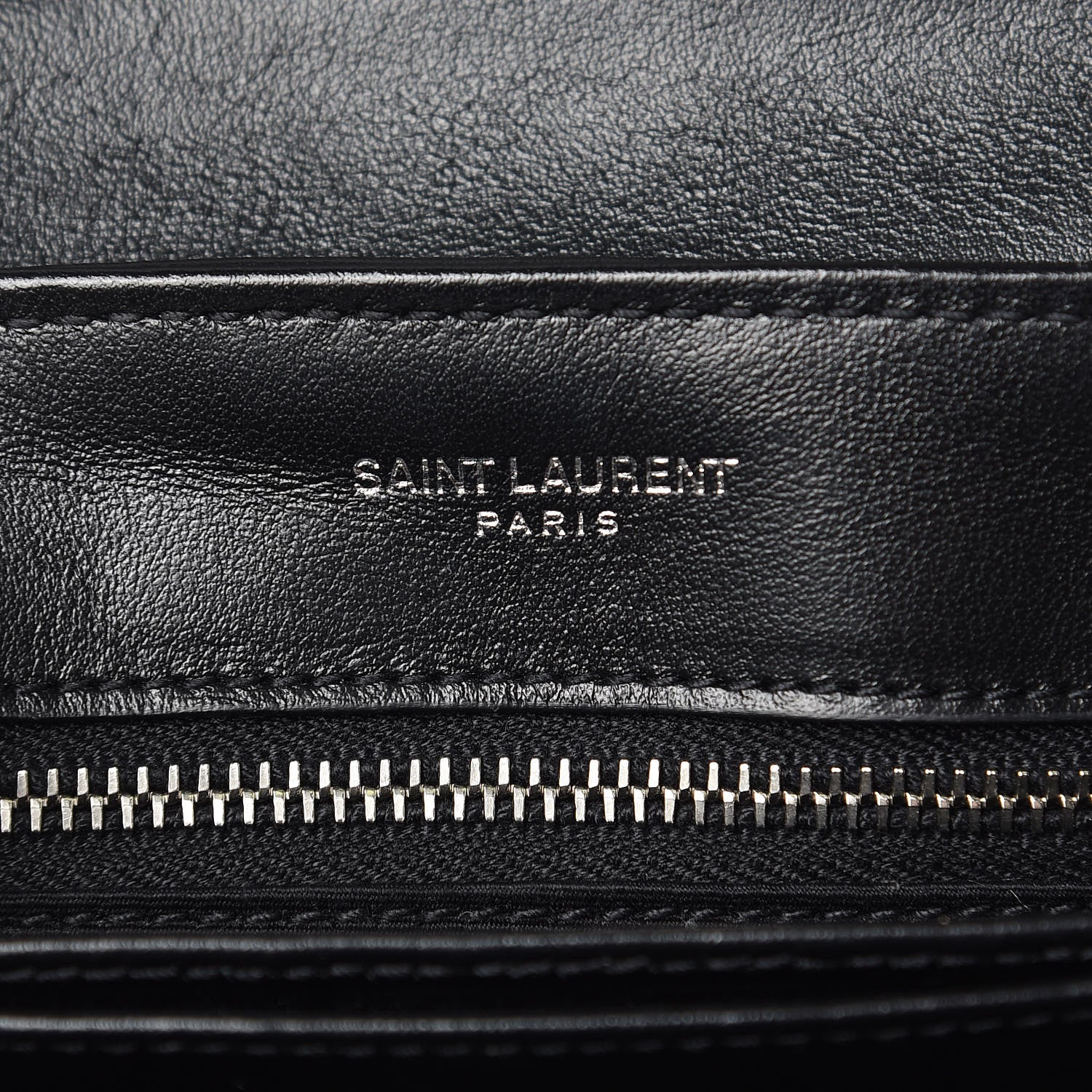 Saint Laurent Calfskin Y Quilted Monogram Toy Loulou Crossbody Bag Black 7 of 9