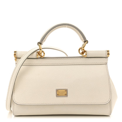 Dolce & Gabbana DOLCE GABBANA Dauphine Mini Miss Sicily Bag White 1 of 9