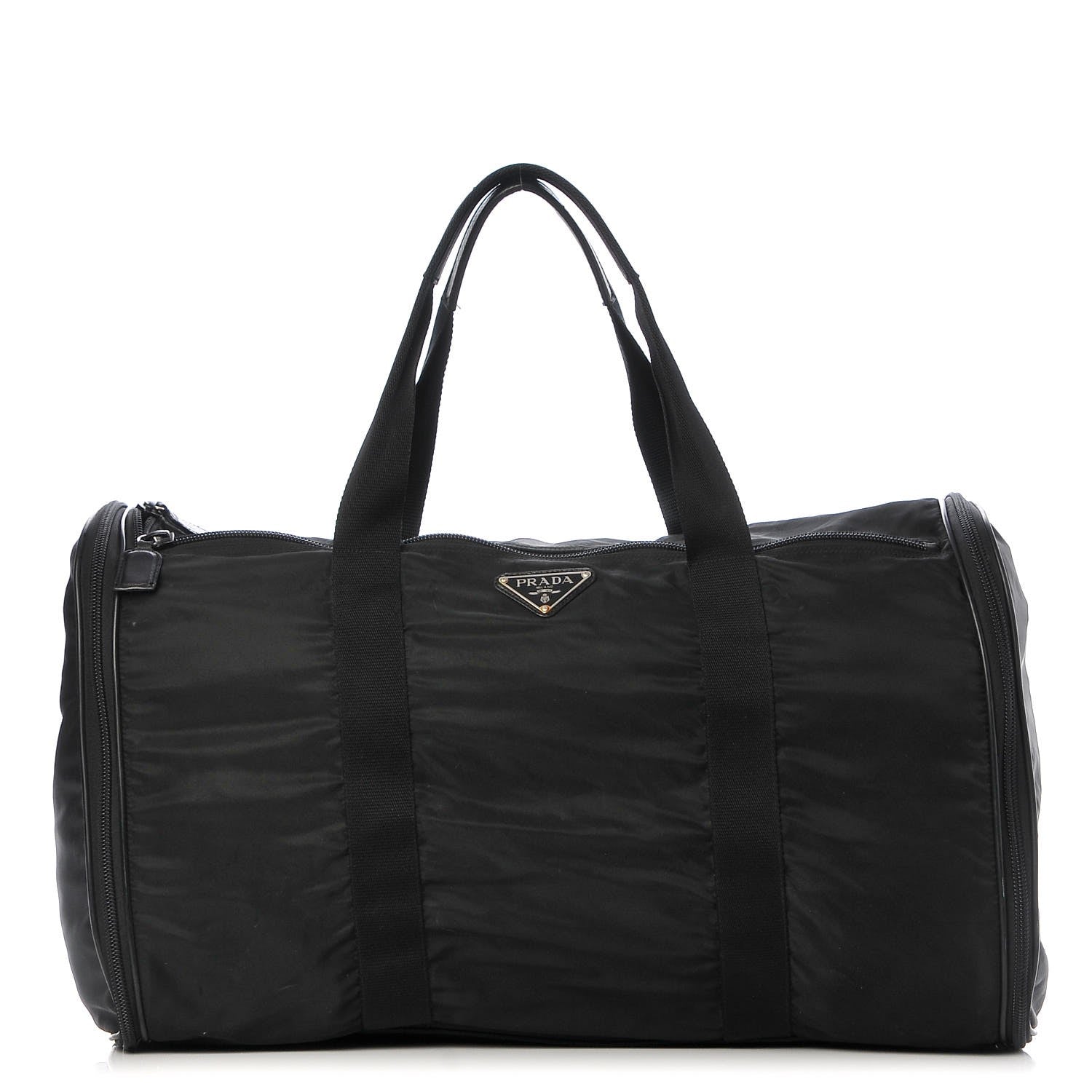 Prada Tessuto Nylon Duffel Bag Black 1 of 9
