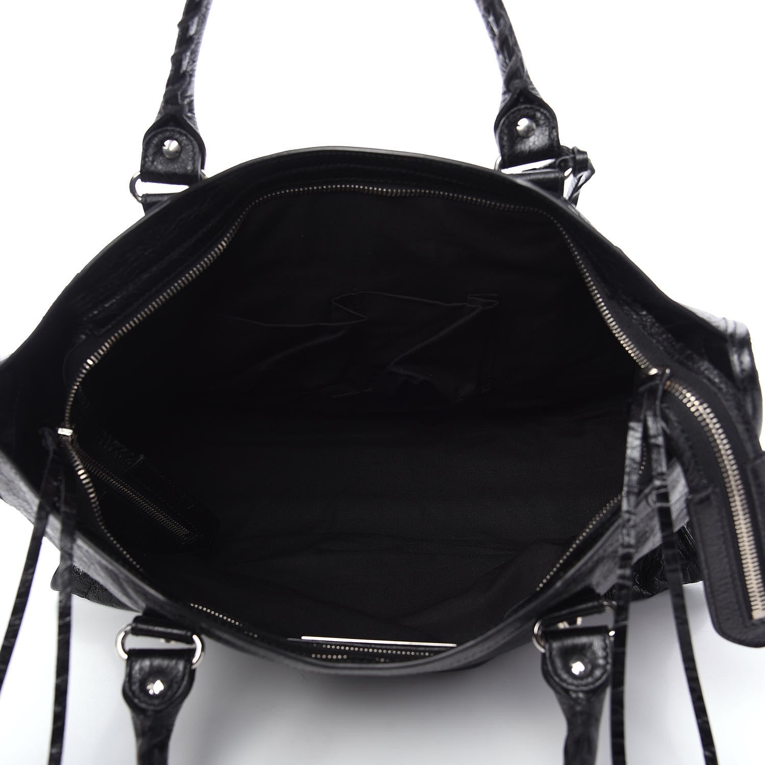 Balenciaga Agneau Classic Silver Hardware City Black 4 of 8
