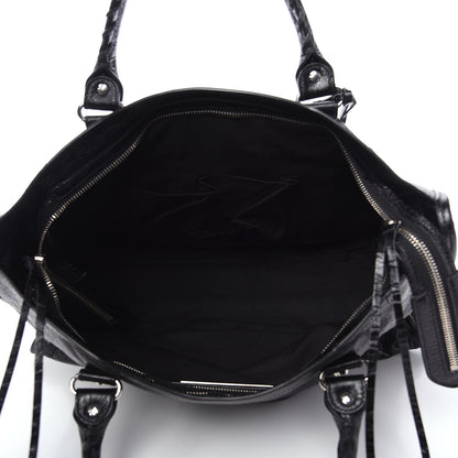 Balenciaga Agneau Classic Silver Hardware City Black 4 of 8