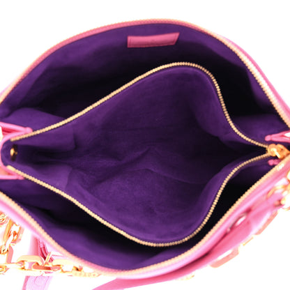 Louis Vuitton Lambskin Embossed Monogram Vuittamins Coussin PM Rose Violet 6 of 12
