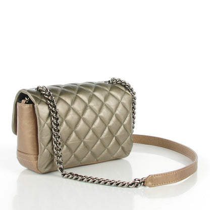 Chanel Calfskin Quilted Mini Lady Pearly Flap Silver 2 of 8