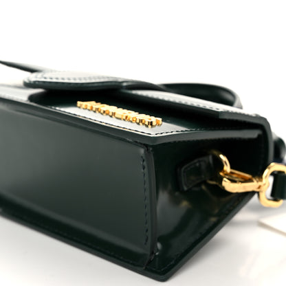 Jacquemus Glazed Calfskin Le Bambino Dark Green 9 of 10