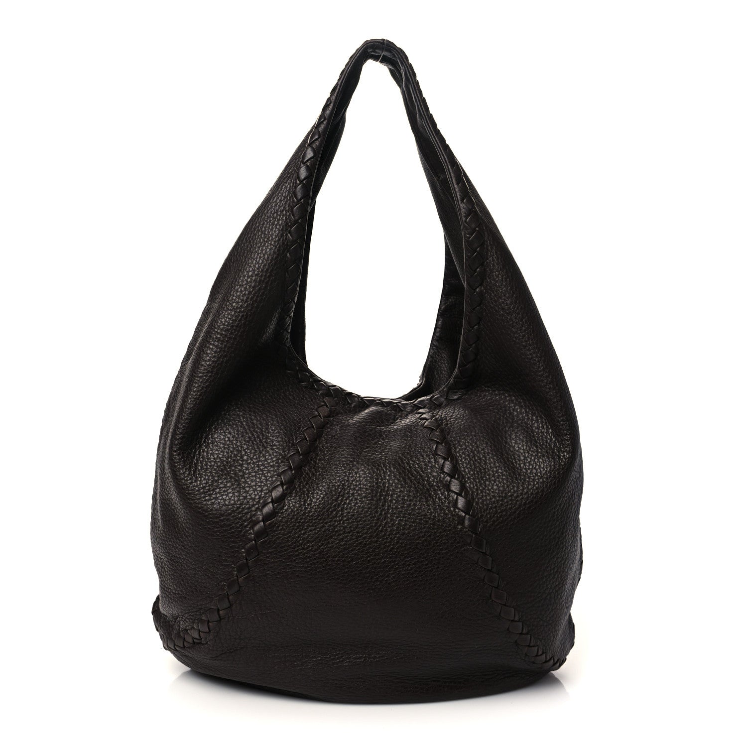 Bottega Veneta Cervo Deerskin Large Hobo Ebano 1 of 6