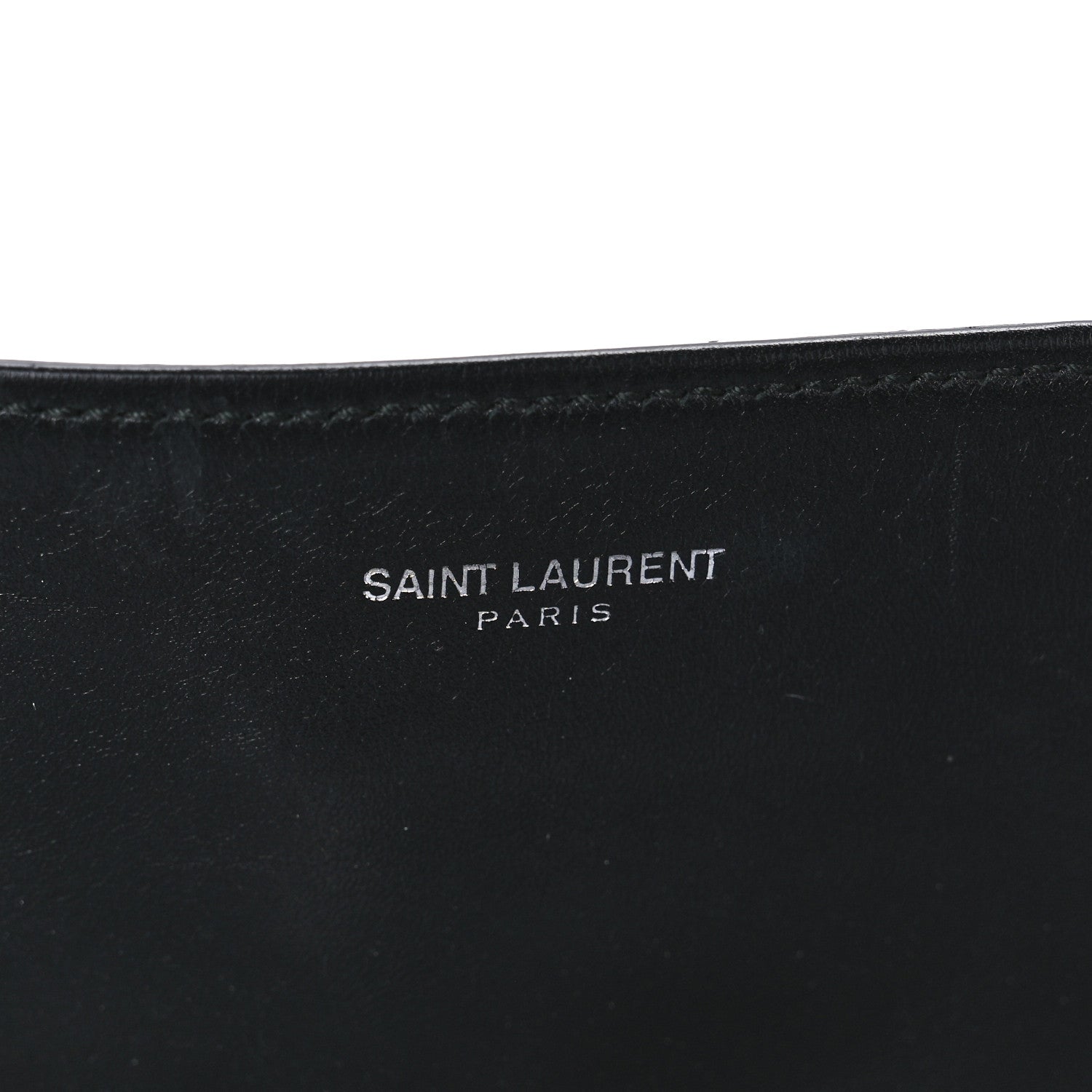 Saint Laurent Calfskin Suede Studded Reversible East West Shopping Tote Black 7 of 13
