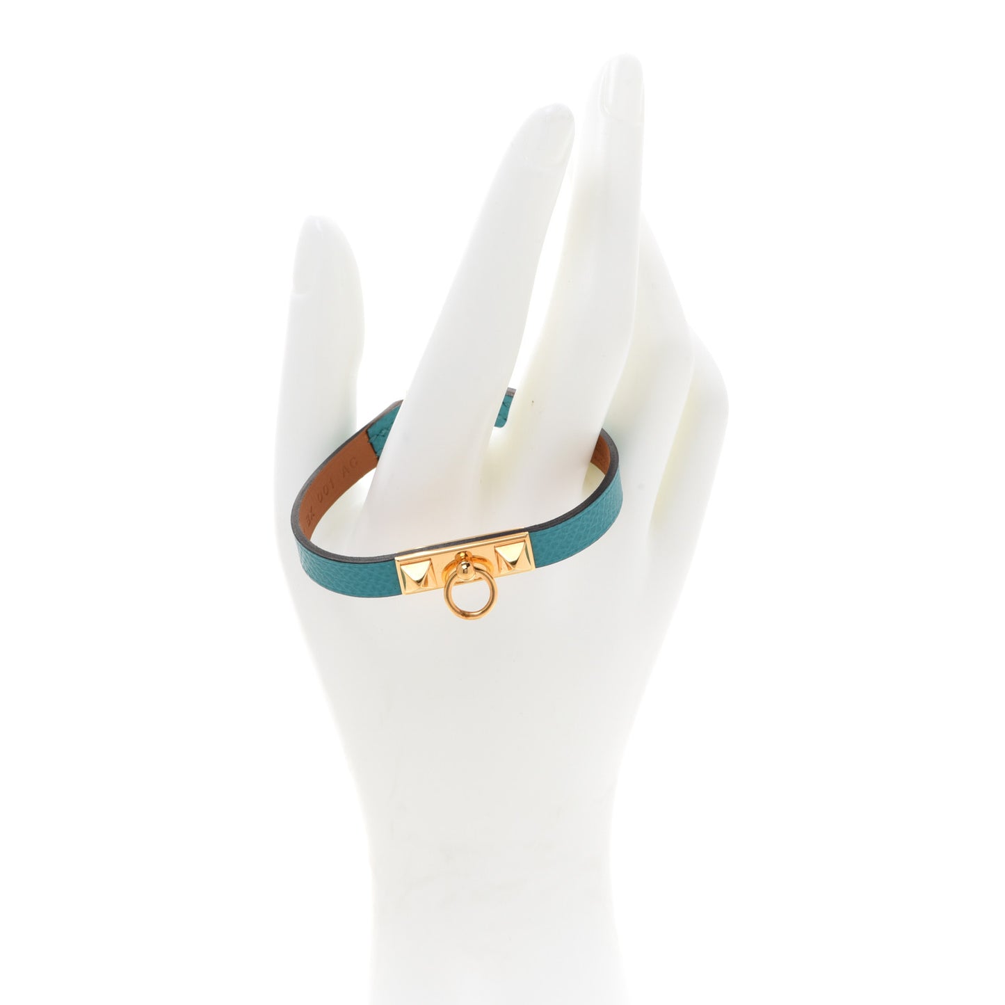 Epsom Micro Rivale Bracelet M Bleu Paon