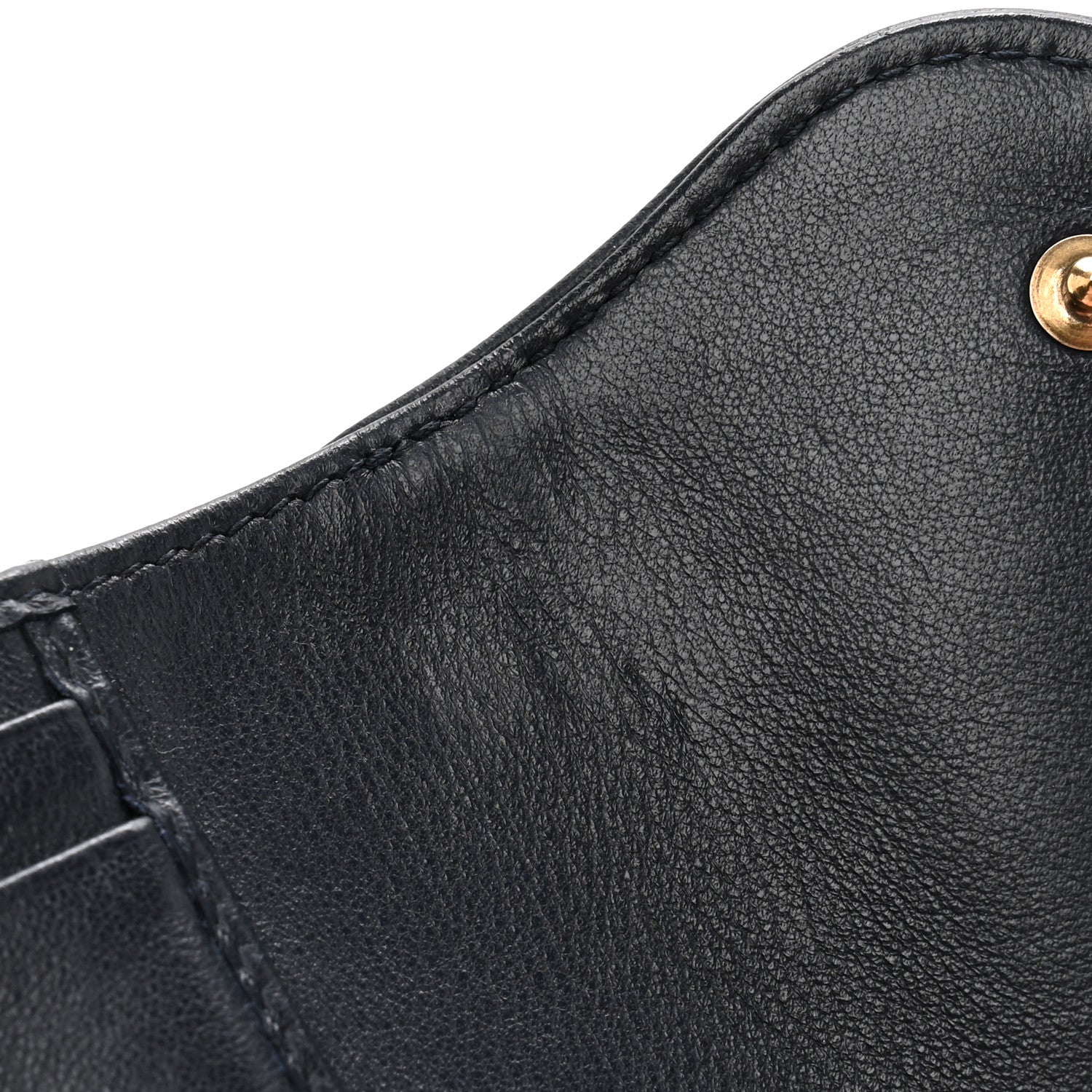 Christian Dior Oblique Saddle Lotus Wallet Blue 8 of 10