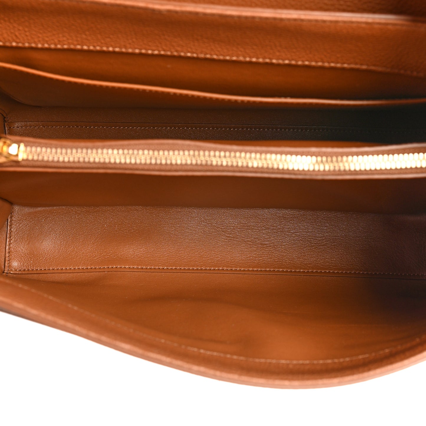 Grained Calfskin Classique 16 Top Handle Bag Tan