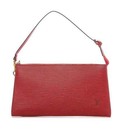 Louis Vuitton Epi Pochette Accessories 24 Rouge 1 of 6